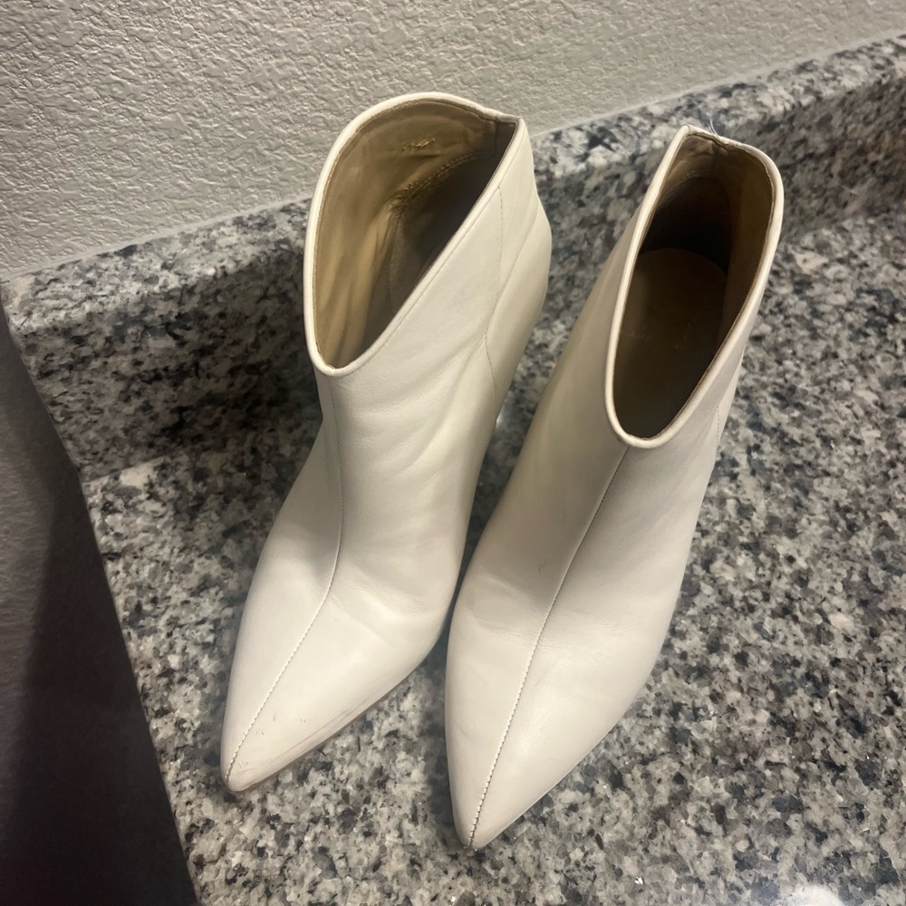 Marc Fisher white boots